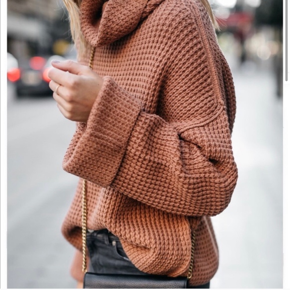 Free People Park City Knit Sweater NWOT